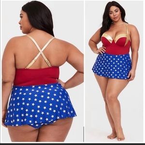 Wonder Woman swim dress torrid
